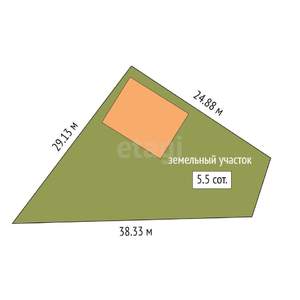 Дом 130м², 2-этажный, участок 6 сот.  