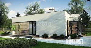 Дом 102м&sup2;, 1-этажный, участок 4 сот.  