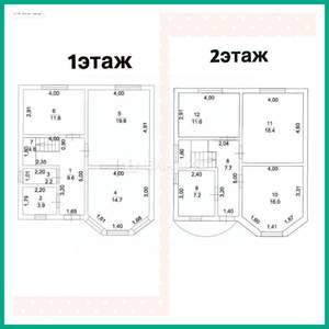 Коттедж 140м², 2-этажный, участок 5 сот.  