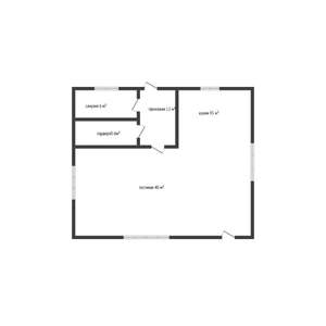 Дом 180м&sup2;, 2-этажный, участок 4 сот.  