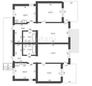 Дом 250м², 2-этажный, участок 5 сот.  