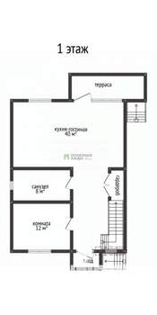 Дом 180м&sup2;, 3-этажный, участок 3 сот.  