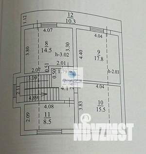 Дом 210м², 3-этажный, участок 7 сот.  