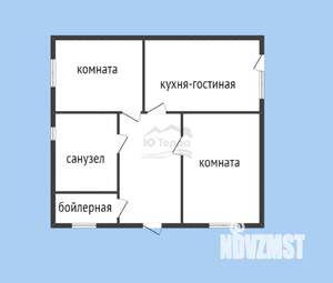 Дом 80м&sup2;, 1-этажный, участок 5 сот.  