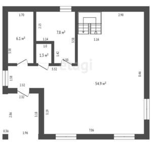 Дом 227м², 2-этажный, участок 5 сот.  