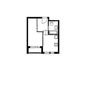 1-к квартира, на длительный срок, 34м2, 17/23 этаж