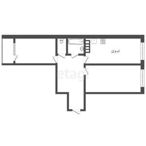 2-к квартира, на длительный срок, 50м2, 1/9 этаж