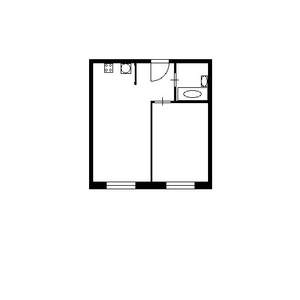1-к квартира, на длительный срок, 41м2, 12/26 этаж