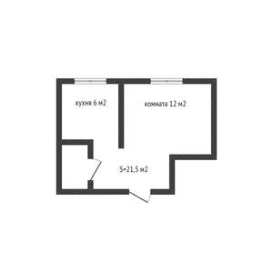 1-к квартира, на длительный срок, 21м2, 2/9 этаж