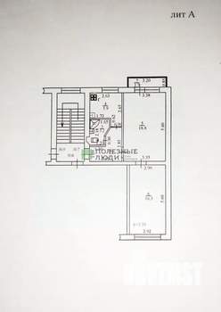 2-к квартира, на длительный срок, 51м2, 4/5 этаж