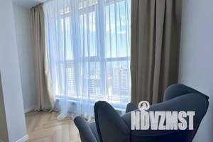 1-к квартира, посуточно, 42м2, 20/25 этаж