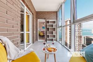 1-к квартира, посуточно, 44м2, 15/20 этаж