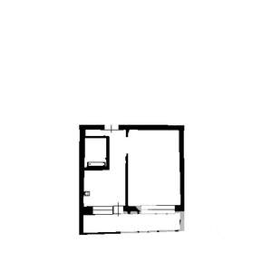 1-к квартира, на длительный срок, 30м2, 3/5 этаж