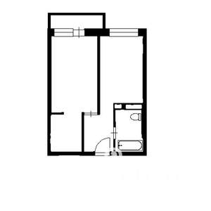1-к квартира, на длительный срок, 40м2, 8/18 этаж