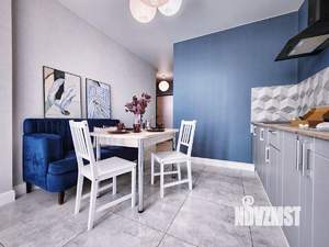 1-к квартира, на длительный срок, 40м2, 21/21 этаж