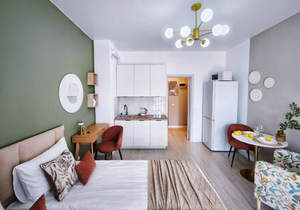 Студия квартира, на длительный срок, 25м2, 17/19 этаж