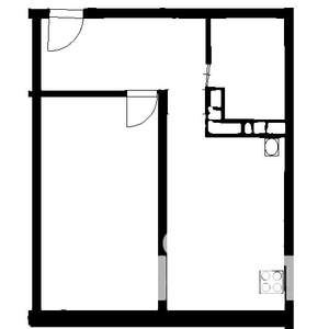 1-к квартира, на длительный срок, 40м2, 4/19 этаж