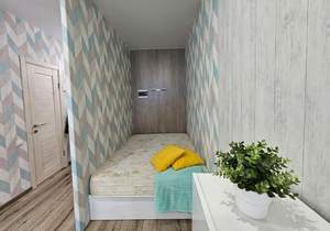 Студия квартира, на длительный срок, 30м2, 16/18 этаж