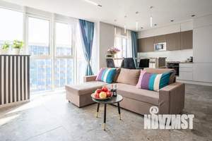 1-к квартира, посуточно, 45м2, 6/24 этаж