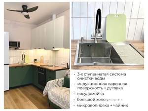 1-к квартира, на длительный срок, 35м2, 4/23 этаж