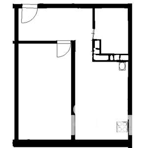 1-к квартира, на длительный срок, 40м2, 15/19 этаж