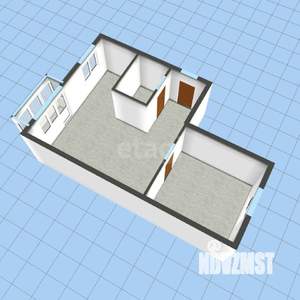 2-к квартира, вторичка, 48м2, 2/5 этаж