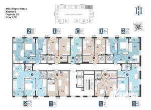 2-к квартира, вторичка, 68м2, 9/18 этаж