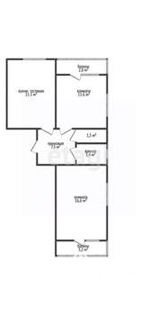 2-к квартира, вторичка, 56м2, 23/24 этаж