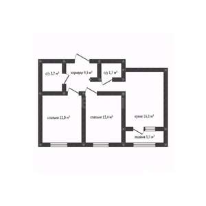 2-к квартира, вторичка, 56м2, 14/16 этаж