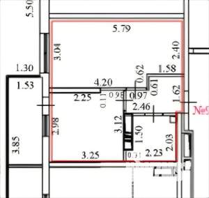 1-к квартира, вторичка, 34м2, 8/24 этаж