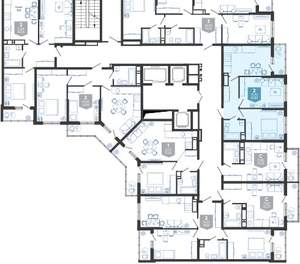 2-к квартира, вторичка, 51м2, 16/24 этаж