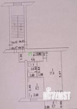 1-к квартира, вторичка, 32м2, 2/5 этаж