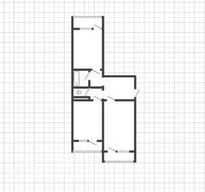 2-к квартира, вторичка, 65м2, 13/16 этаж