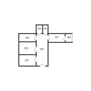 3-к квартира, вторичка, 63м2, 5/9 этаж
