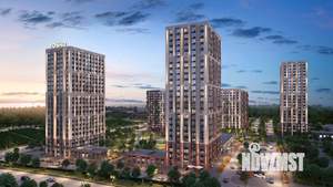 1-к квартира, строящийся дом, 40м2, 2/15 этаж