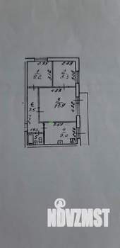 3-к квартира, вторичка, 55м2, 6/9 этаж