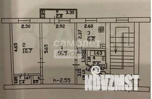 2-к квартира, вторичка, 46м2, 2/5 этаж