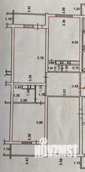 2-к квартира, вторичка, 65м2, 4/16 этаж