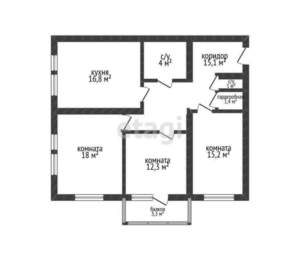 3-к квартира, вторичка, 84м2, 20/25 этаж