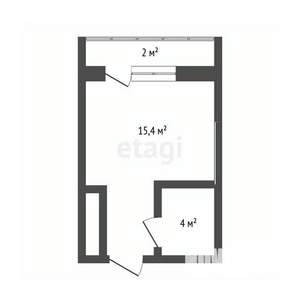 Студия квартира, вторичка, 21м2, 2/3 этаж
