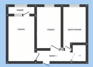 2-к квартира, вторичка, 67м2, 10/20 этаж