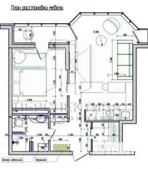 1-к квартира, вторичка, 48м2, 8/22 этаж