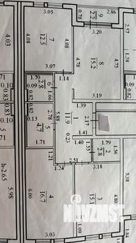 3-к квартира, вторичка, 83м2, 6/15 этаж