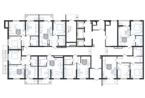 2-к квартира, вторичка, 48м2, 1/24 этаж