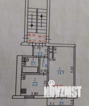 1-к квартира, вторичка, 28м2, 3/4 этаж
