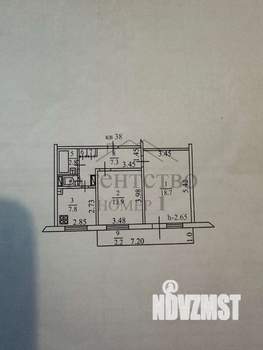 2-к квартира, вторичка, 52м2, 3/5 этаж