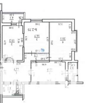 3-к квартира, вторичка, 88м2, 8/16 этаж
