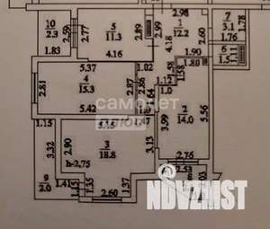 3-к квартира, вторичка, 83м2, 13/17 этаж