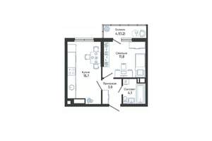 1-к квартира, вторичка, 37м2, 21/24 этаж