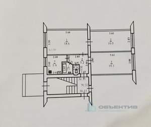 3-к квартира, вторичка, 63м2, 1/5 этаж